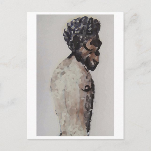 Satyr/houseman RS-olja p Vykort (Framsida)