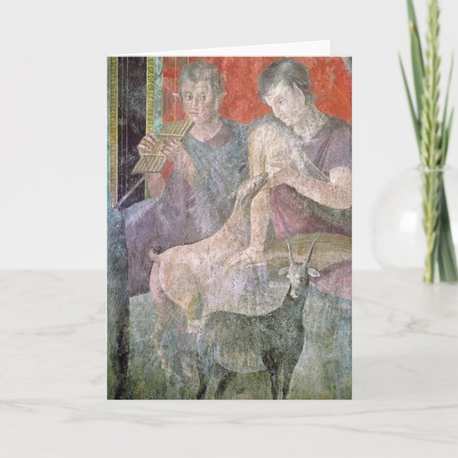 Satyr och Nymph Kort (Framsida)