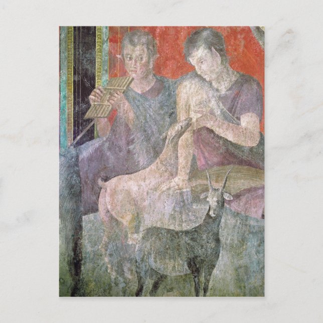 Satyr och Nymph Vykort (Framsida)
