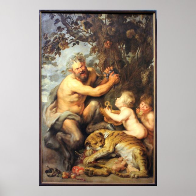 Satyr och Tigress Poster (Framsidan)