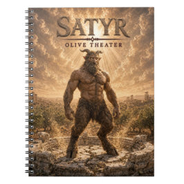 Satyr Oliveteater Mörk Cinema Anteckningsbok