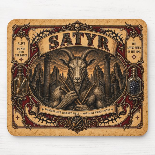 Satyr, Vintage Circus Monster Musmatta (Framsidan)
