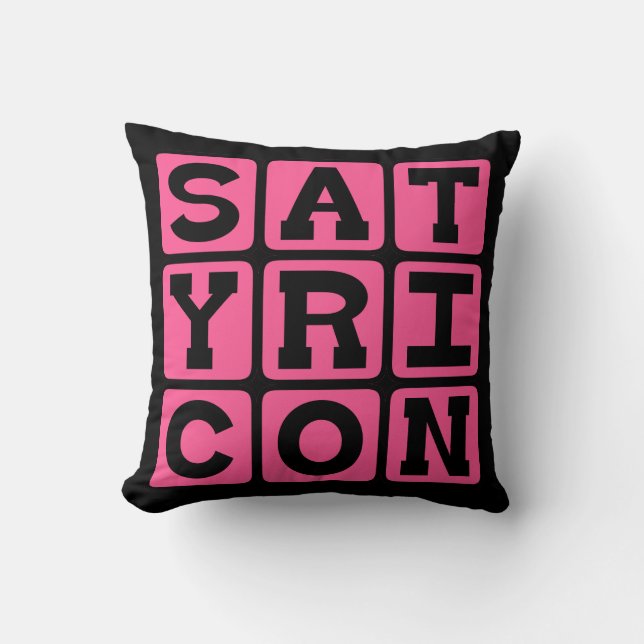 Satyricon, latin fiktion kudde (Framsida)