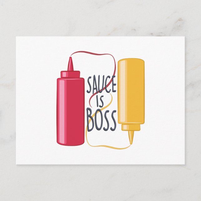 Sauce är Chef Vykort (Framsida)