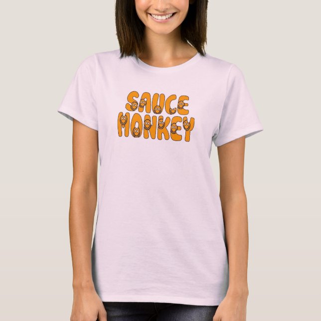 Sauce Monkey 3 T-shirt (Framsida)