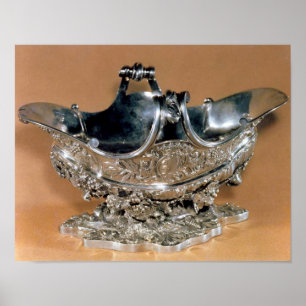 Sauceboat Palissy Ware, c.1530 Poster