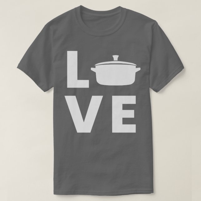SaucepanmatkrageLove T Shirt (Design framsida)