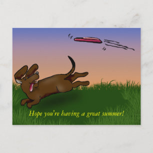 saucer-hund vykort