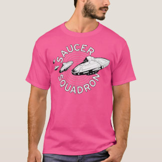 Saucer Squadron BW T Shirt