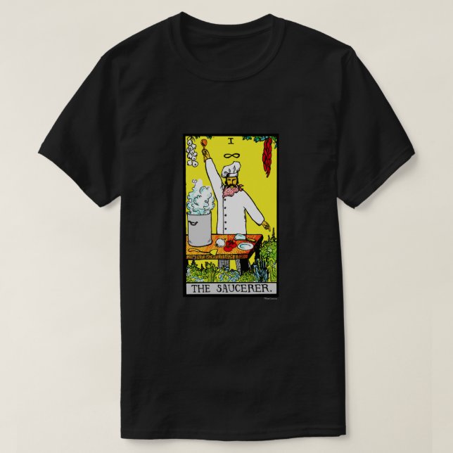 Saucerer den fulla färgT-tröja Tee Shirt (Design framsida)