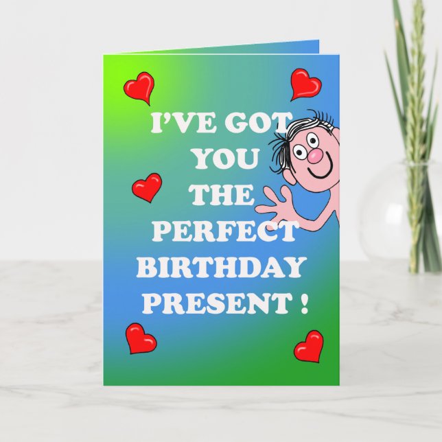 Saucy Birthday Card Kort (Framsida)