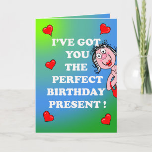 Saucy Birthday Card Kort
