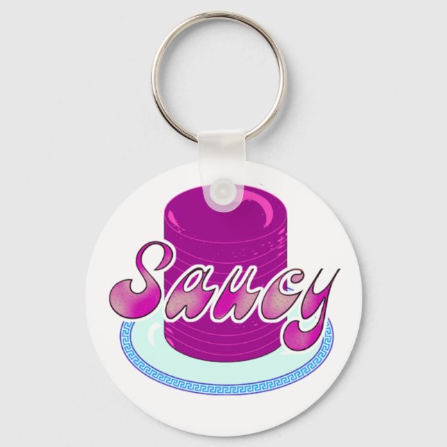 Saucy Cranberry Keychain Nyckelring (Framsida)