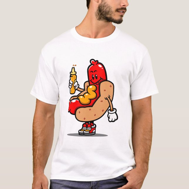 Saucy Hund T Shirt (Framsida)