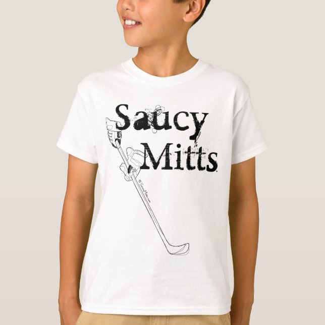 Saucy Mitts Hockey Tee (Framsida)