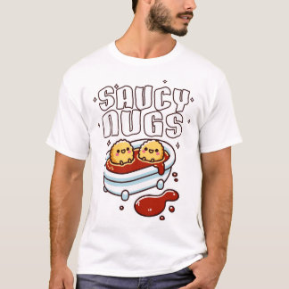 Saucy Nugs Chicken Nuggets T Shirt