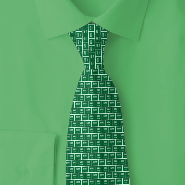 Saudi Arabia Flag Brick Pattern Slips (Skapare uppladdad)