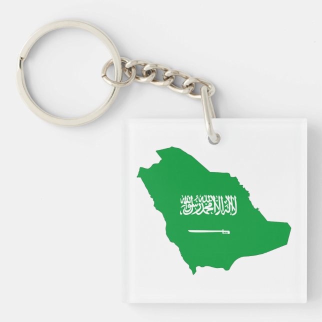 saudi arabia land flagga-symbolen karta (Framsidan)