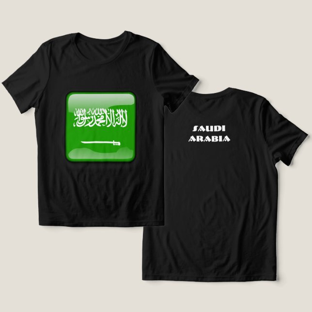 SAUDI ARABIA Speciell Gift Blue Tourist Classic T Shirt (Design fram och bak)