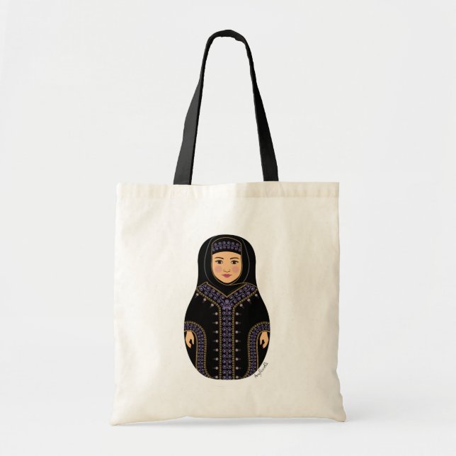 Saudi Matryoshka Bag Tygkasse (Framsidan)