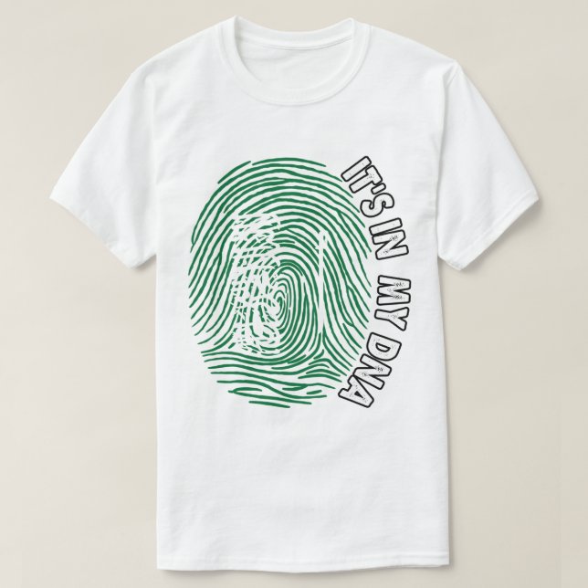 Saudiarabien - dess i mitt DNA T Shirt (Design framsida)