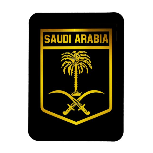 Saudiarabien Emblem Magnet (Vertikal)