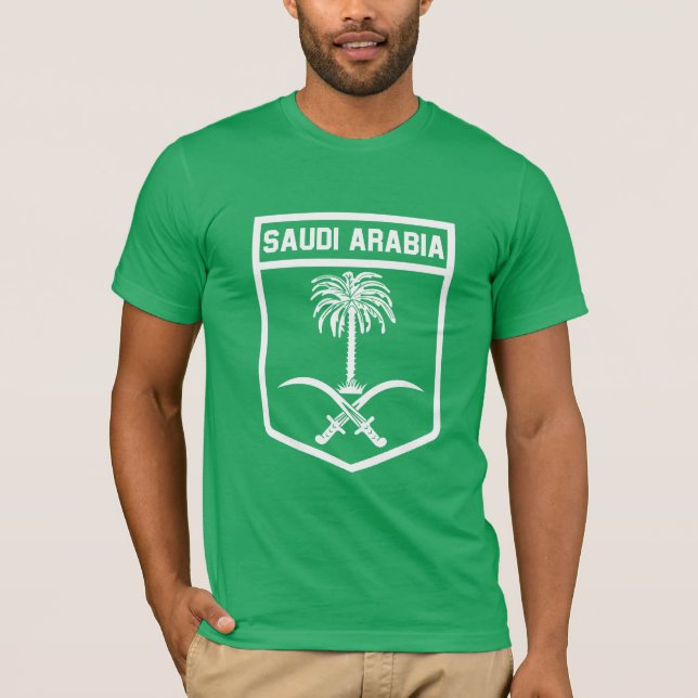 Saudiarabien Emblem Tee Shirt (Framsida)