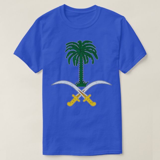 Saudiarabien Faded Stil Flagga Design 1 T Shirt (Design framsida)