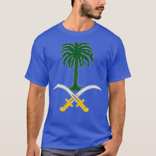 Saudiarabien Faded Stil Flagga Design 1 T Shirt