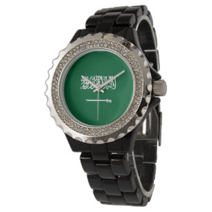 Saudiarabien flagga armbandsur
