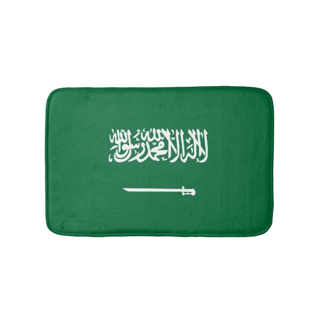 Saudiarabien flagga badrumsmatta (Framsidan)