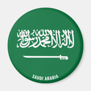 Saudiarabien Flagga Charming Patriotic Magnet