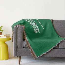 Saudiarabien flagga filt