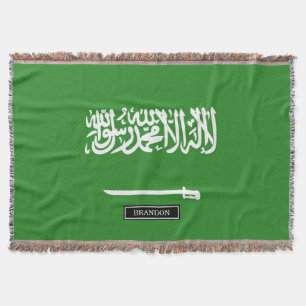 Saudiarabien flagga filt