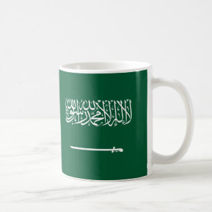 Saudiarabien Flagga keramisk kaffe Mugg