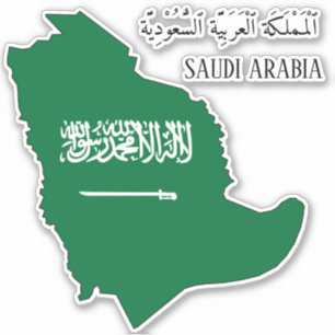 Saudiarabien Flagga Klistermärken