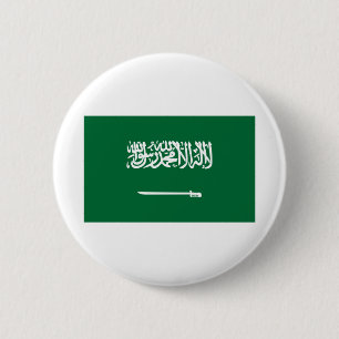Saudiarabien Flagga Knapp