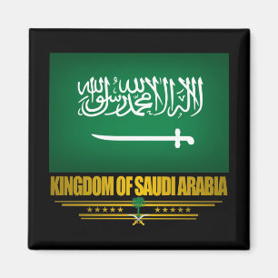 Saudiarabien flagga magnet