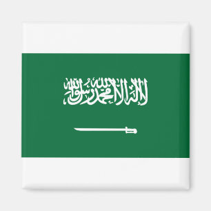 Saudiarabien Flagga Magnet