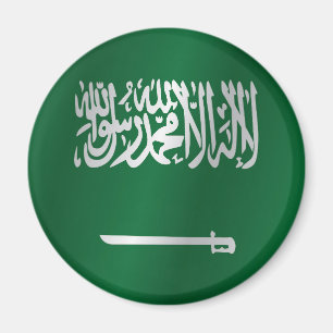Saudiarabien flagga magnet