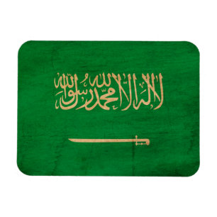 Saudiarabien flagga magnet