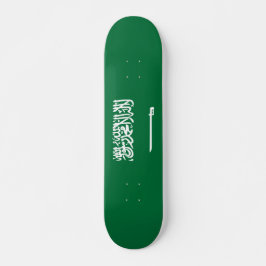 Saudiarabien flagga mini skateboard bräda 18,5 cm