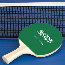 Saudiarabien flagga pingisracket