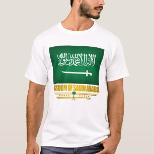 Saudiarabien Flagga Shirts Tee Shirt