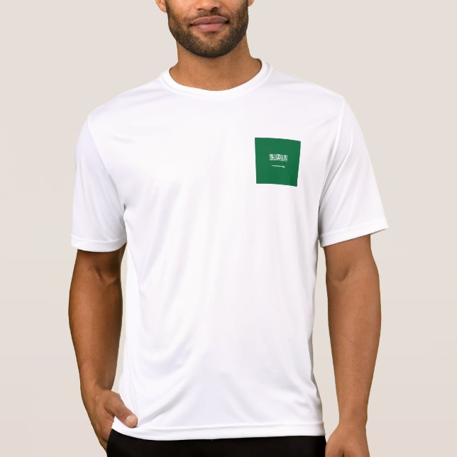 Saudiarabien flagga t shirt (Framsida)