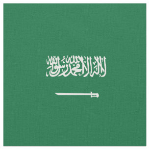 Saudiarabien flagga tyg