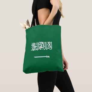 Saudiarabien flagga tygkasse