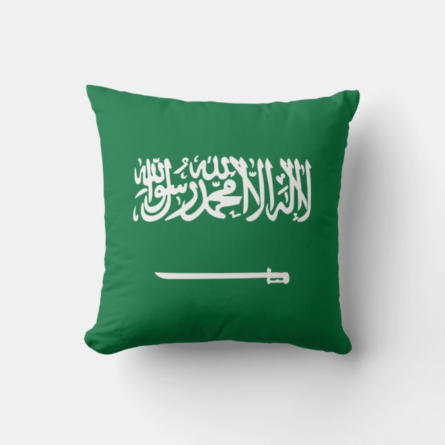 Saudiarabien Flagga x Flagga Pillow Kudde (Framsida)