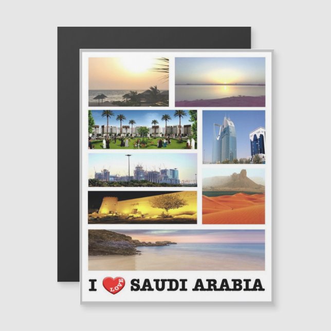 Saudiarabien - I Kärlek - (Fram/baksida)