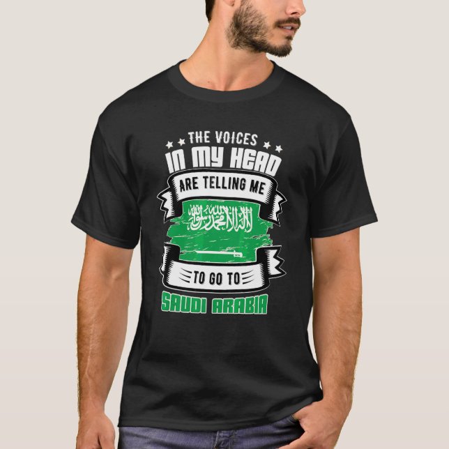 Saudiarabien I Mitt Huvud T Shirt (Framsida)